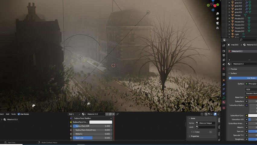 Help with background and fog by my friend